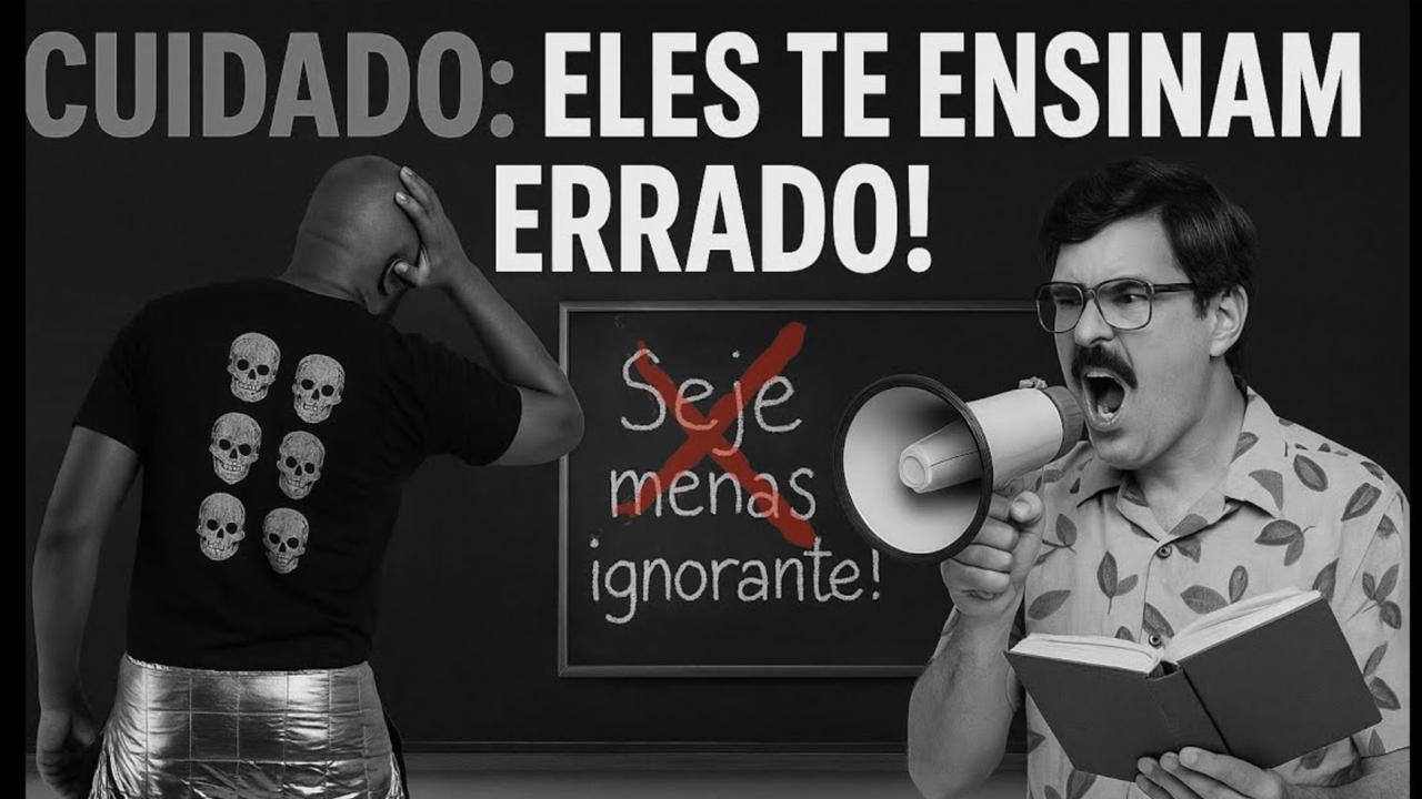 CUIDADO ELES TE ENSINAM ERRADO